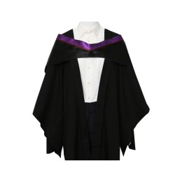 Design purple with black shawl graduation gown Customized Bachelor of Business Administration Graduation Gown Bachelor's Graduation Gown Hong Kong Polytechnic University Graduation Gown Manufacturer Design Graduation Gown Company DA568 Design purple with black shawl graduation gown Customized Bachelor of Business Administration Graduation Gown Bachelor's Graduation Gown Hong Kong Polytechnic University Graduation Gown Manufacturer Design Graduation Gown Company DA568